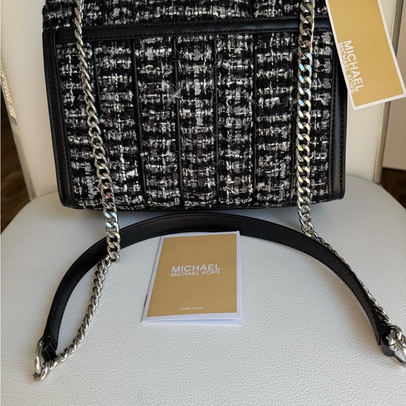 Michael Kors Tweed Handbag NWT - Picture 8 of 9